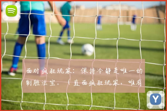 面对疯狂玩家：保持冷静是唯一的制胜法宝。（直面疯狂玩家，唯有冷静方能制胜）