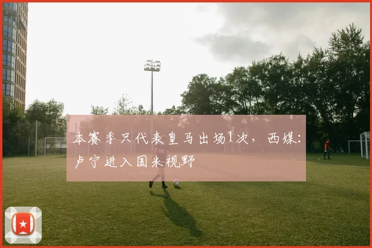 本赛季只代表皇马出场1次，西媒：卢宁进入国米视野