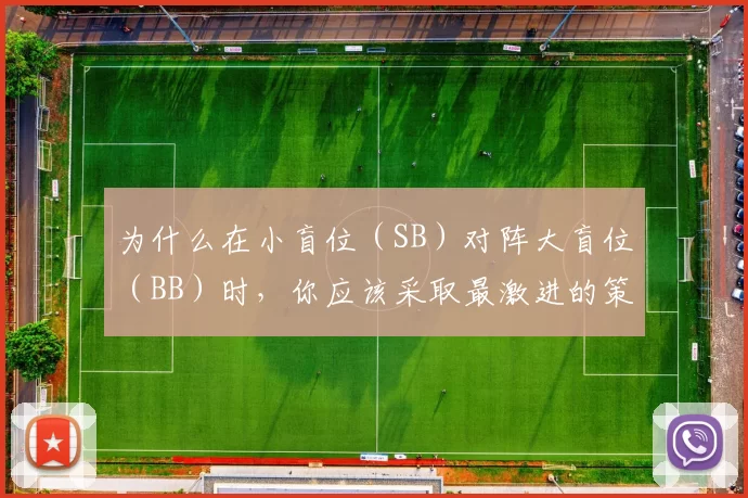 为什么在小盲位（SB）对阵大盲位（BB）时，你应该采取最激进的策略？（小盲位（SB）对大盲位（BB）：为何最激进的打法更优？）